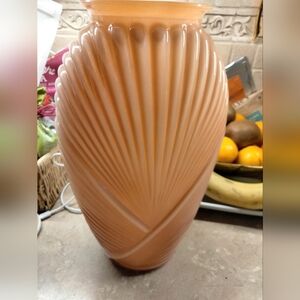 Vintage Art Deco Pleated Vase